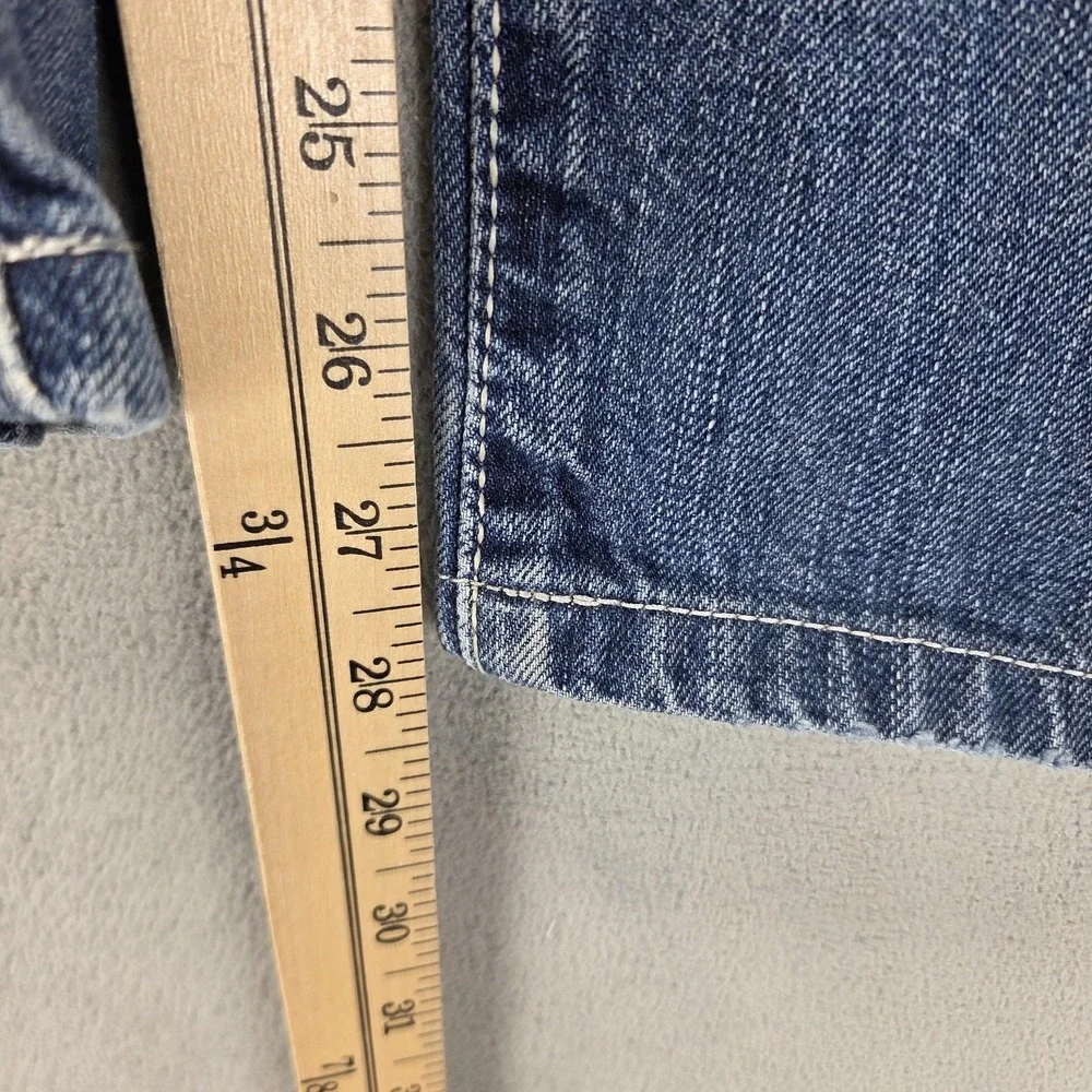 Vintage Levis Engineered Jeans Mens Blue Twisted Red Wire Button Fly Fits 32x28